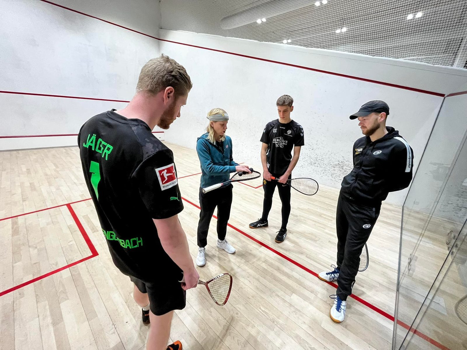 Leisure squash players at Squash & Padel Centrum Zwolle
