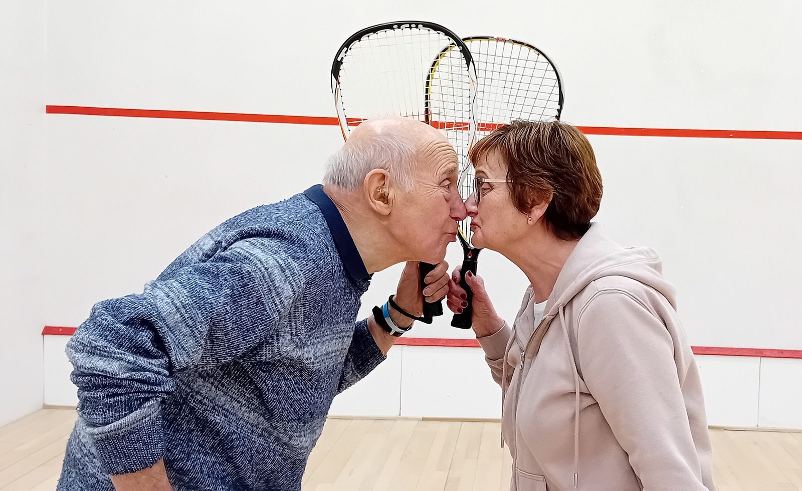 Courting couple: How Squash 57 is keeping Christel and Rolf active