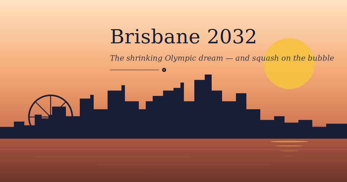 Brisbane 2032: Shrink Mode at the IOC – and Squash is Back on the Bubble