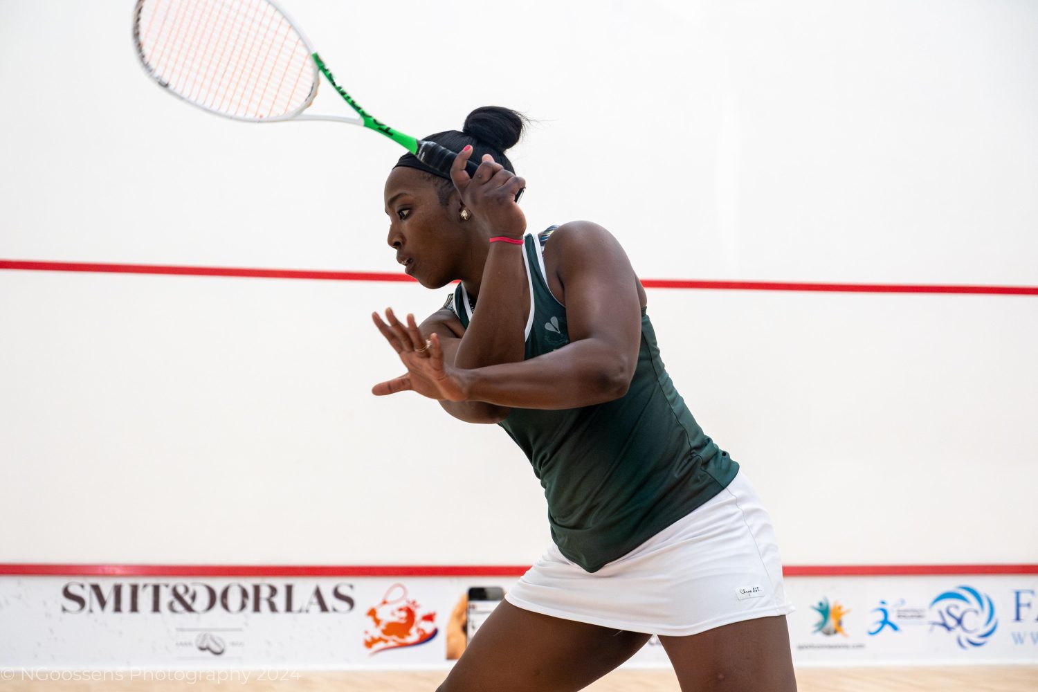 Former world no.28 and South African champion Siyoli Waters