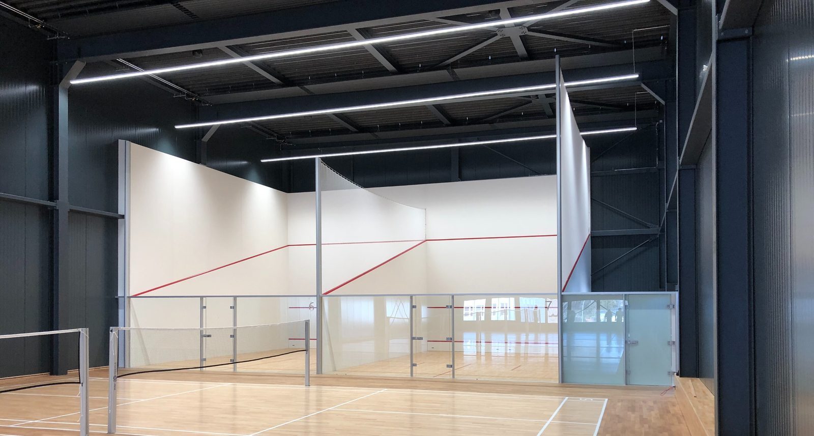 What Makes Squash Courts Different – Part 4: Flooring, Glass Back Walls Lighting and Climate Control