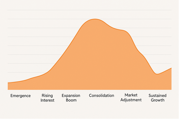 graph of a Typical Market Development: A Familiar Curve