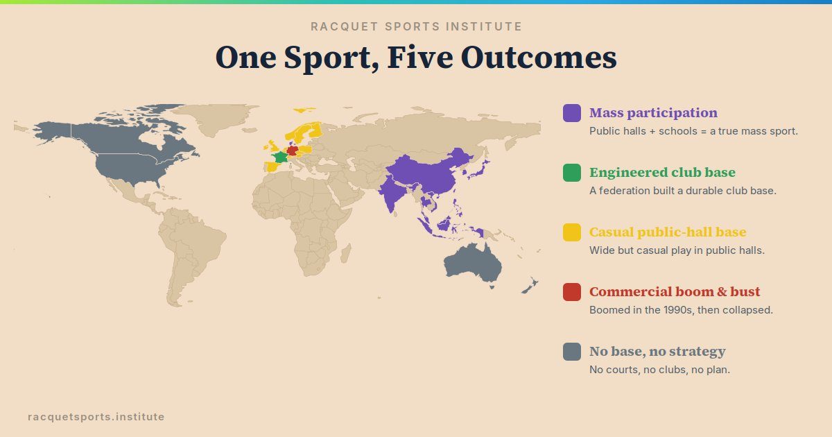 Badminton — Communal Sport, State Project, or Commercial Niche?