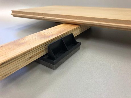 detail of flooring understructure